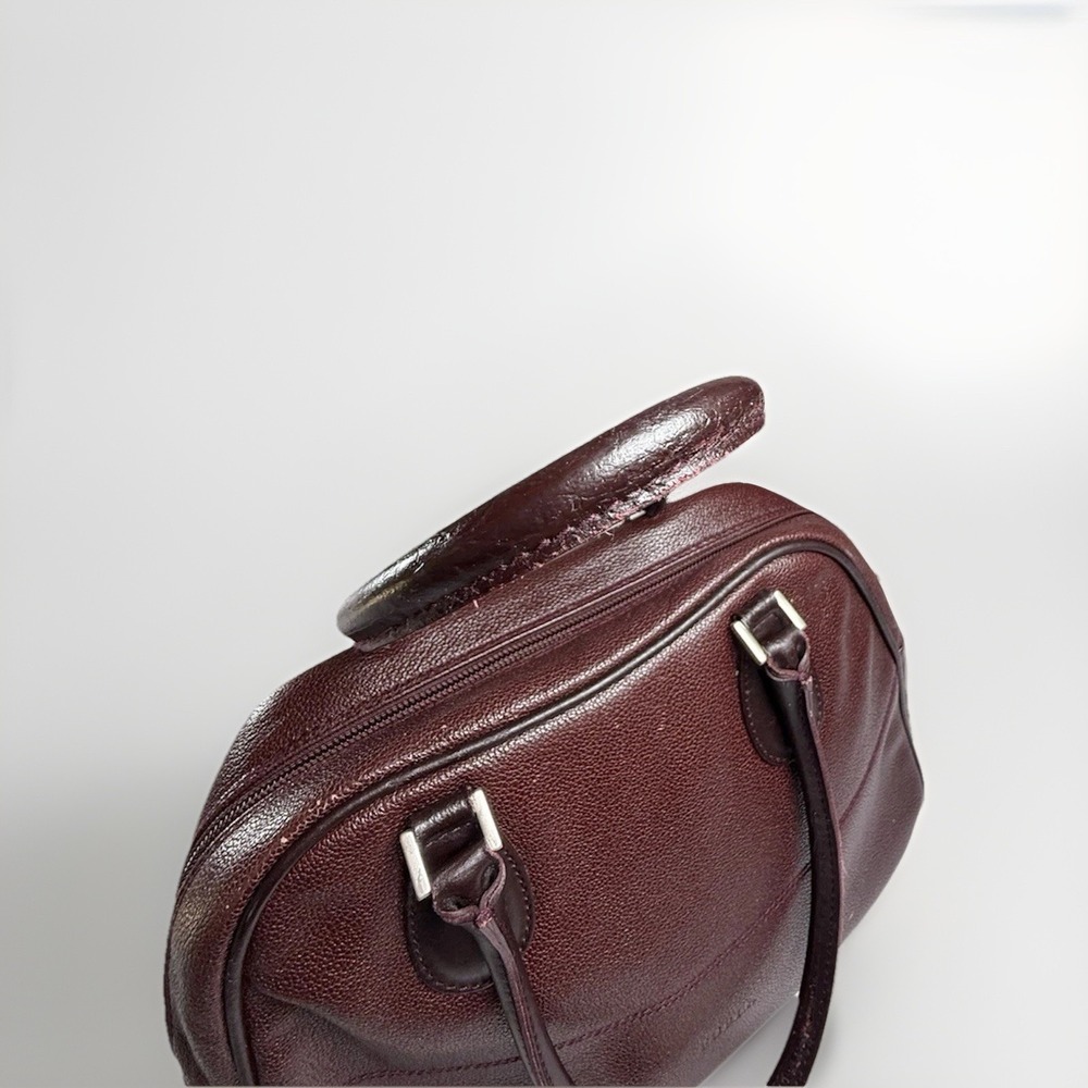 FURLA Brownish Red Leather Strap Bowling Shoulder  bag with‎ strap - Picture 7 of 16